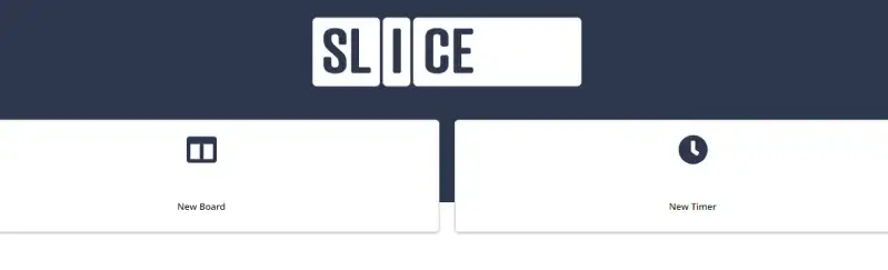 Ferramentas online para trabalho remoto: Slice