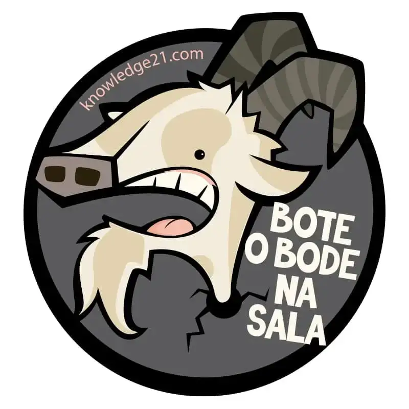 Bote o bode na sala - adesivo K21