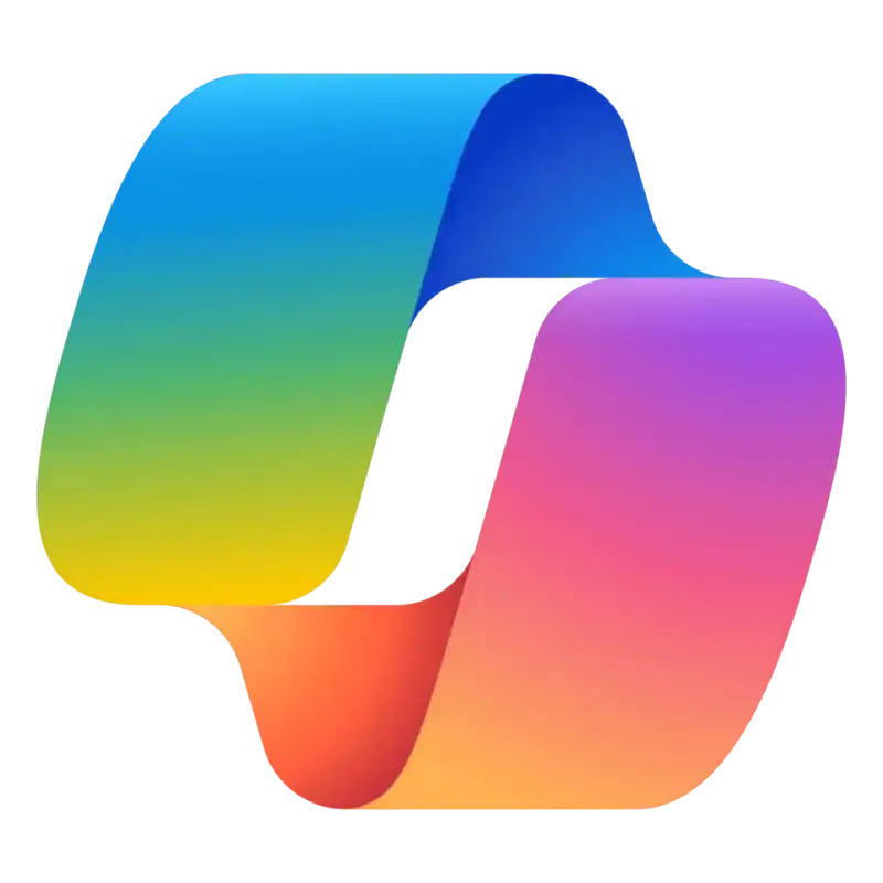 Logo da inteligência artificial Microsoft Copilot