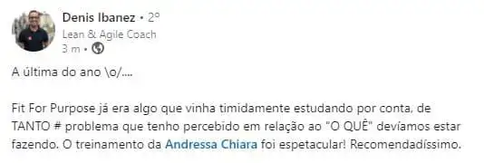 Por que fazer o treinamento fit for purpose f4p 2