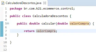 A coisa mais básica que pode ser feita para que o método funcione. Retornar o próprio valor passado.