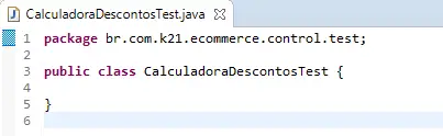 CalculadoraDescontoTest inicial