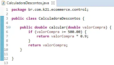 Método Calcular atendendo a todos os critérios de aceitação.