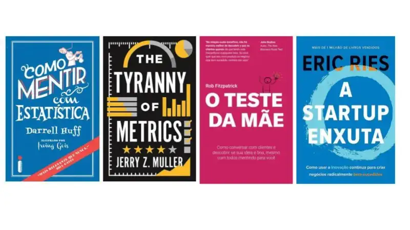 A capa de 4 livros que podem fazer com que você perceba que não está caindo no viés de confirmação.