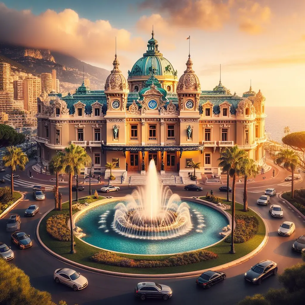 Imagem de Monte Carlo gerada por IA
