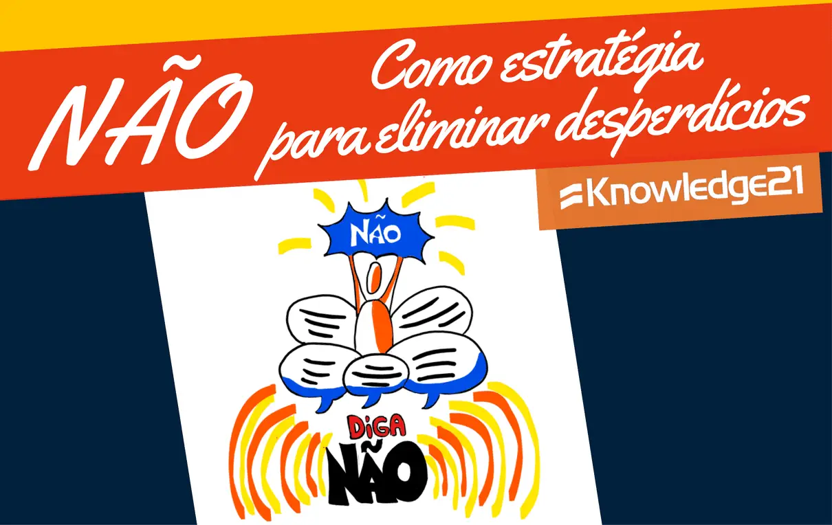 Não como estratégia para eliminar desperdícios