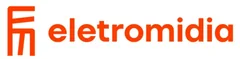 Logo da Eletromidia, empresa cliente K21